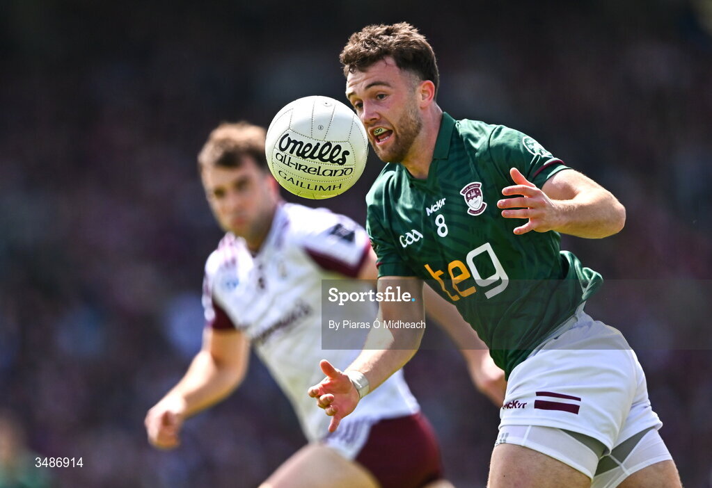 14 June 2026; Brían Cooney of Westmeath during the GAA Football All-Ireland Senior Championship Round 2A match between Galway and Westmeath at Pearse Stadium in Salthill, Galway. Photo by Piaras Ó Mídheach/Sportsfile