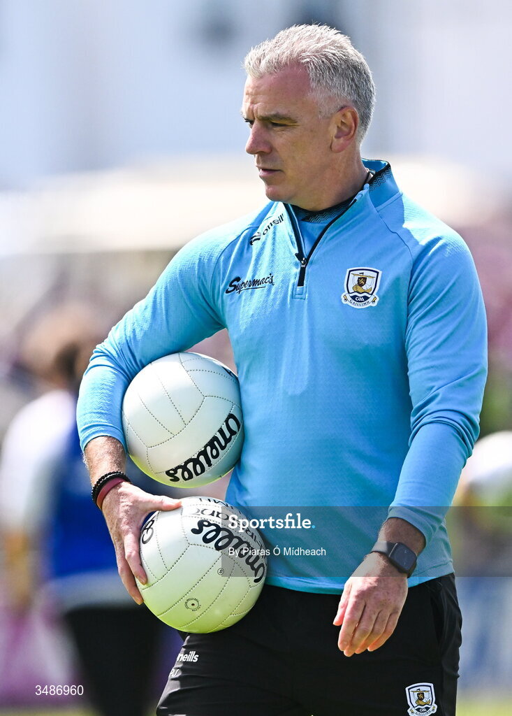 14 June 2026; Galway manager Pádraic Joyce before the GAA Football All-Ireland Senior Championship Round 2A match between Galway and Westmeath at Pearse Stadium in Salthill, Galway. Photo by Piaras Ó Mídheach/Sportsfile