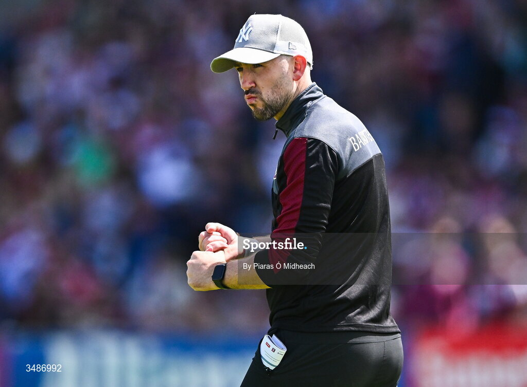 14 June 2026; Westmeath manager Mark McHugh before the GAA Football All-Ireland Senior Championship Round 2A match between Galway and Westmeath at Pearse Stadium in Salthill, Galway. Photo by Piaras Ó Mídheach/Sportsfile