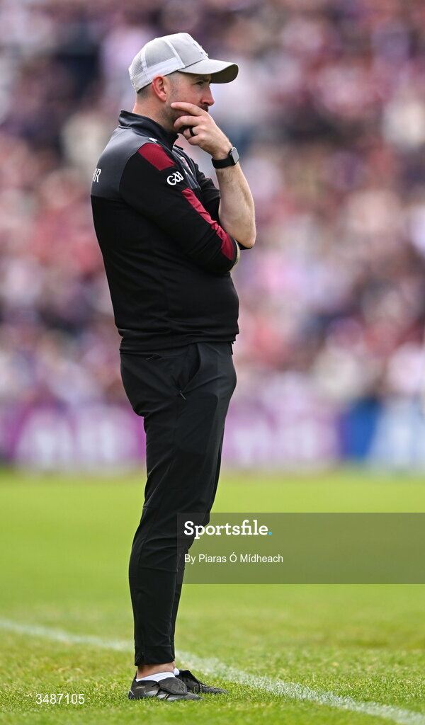 14 June 2026; Westmeath manager Mark McHugh during the GAA Football All-Ireland Senior Championship Round 2A match between Galway and Westmeath at Pearse Stadium in Salthill, Galway. Photo by Piaras Ó Mídheach/Sportsfile