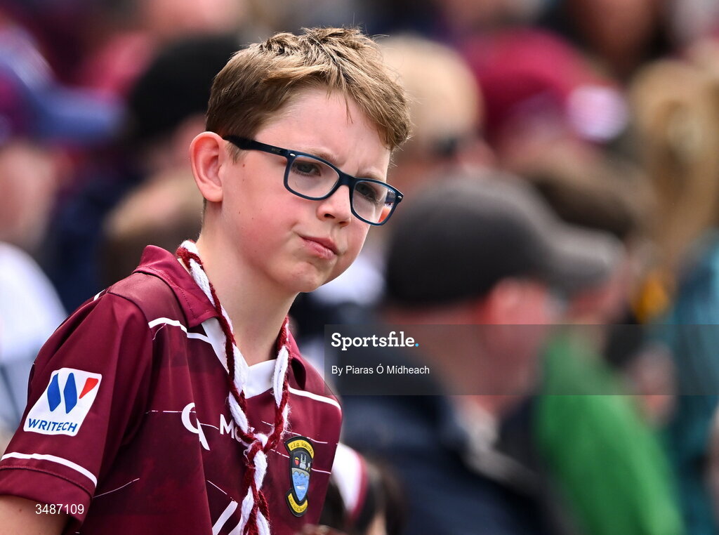 14 June 2026; A Westmeath supporter during the GAA Football All-Ireland Senior Championship Round 2A match between Galway and Westmeath at Pearse Stadium in Salthill, Galway. Photo by Piaras Ó Mídheach/Sportsfile