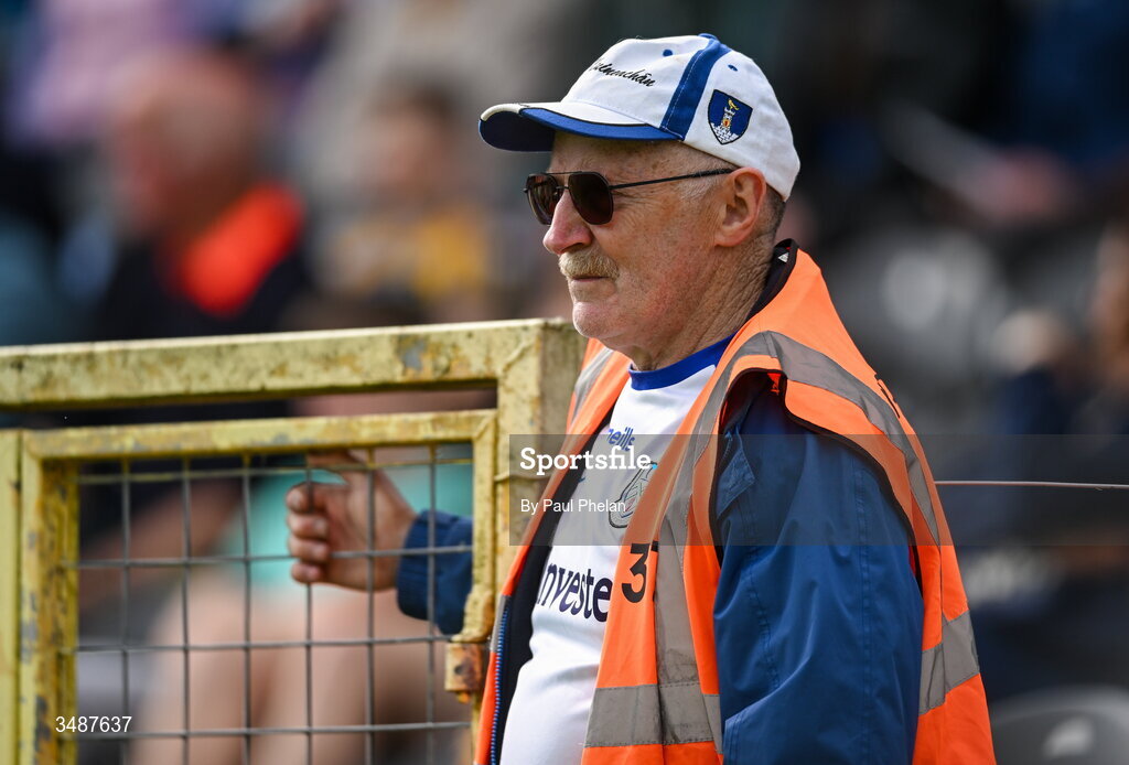13 June 2026; A steward watches on during the GAA Football All-Ireland Senior Championship Round 2B match between Monaghan and Roscommon at St. Tiernach's Park in Clones, Monaghan. Photo by Paul Phelan/Sportsfile