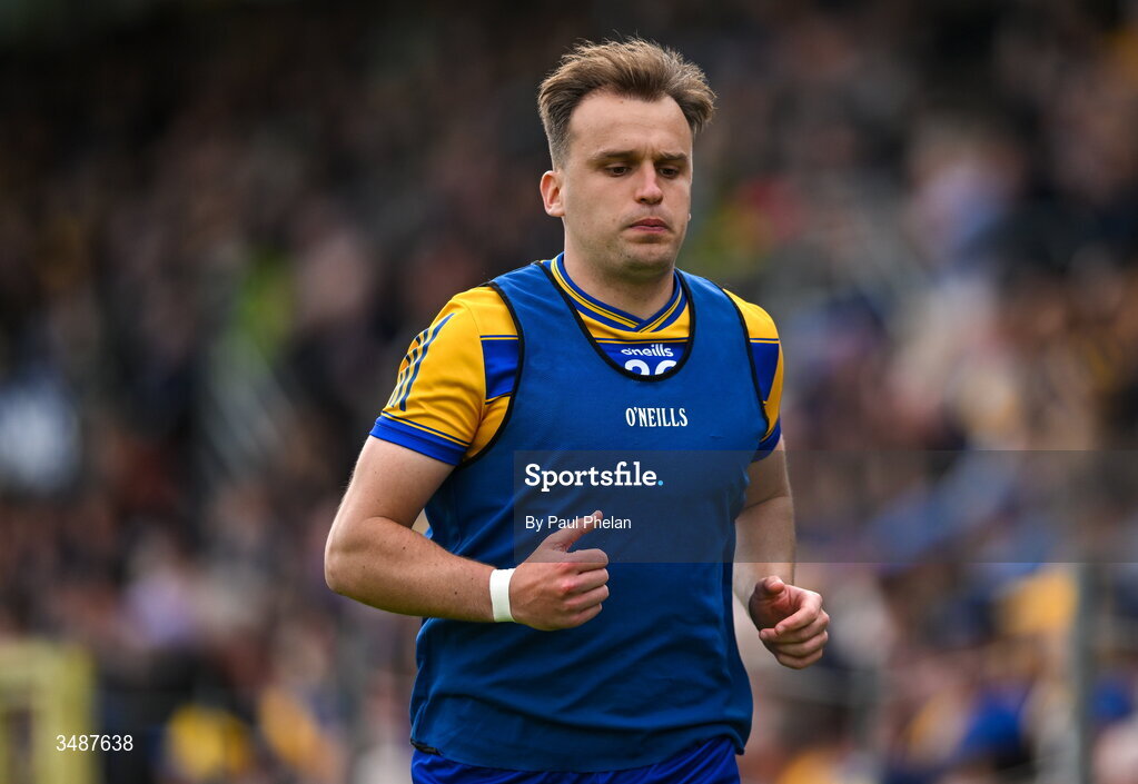 13 June 2026; Substitute Enda Smith of Roscommon warms up during the GAA Football All-Ireland Senior Championship Round 2B match between Monaghan and Roscommon at St. Tiernach's Park in Clones, Monaghan. Photo by Paul Phelan/Sportsfile