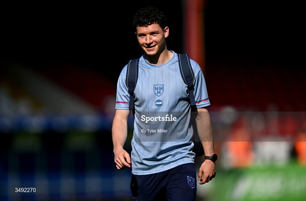 22 June 2026; Ali Coote of Shelbourne before the SSE Airtricity Men’s Premier Division match between Shelbourne and Bohemians at Tolka Park in Dublin. Photo by Tyler Miller/Sportsfile