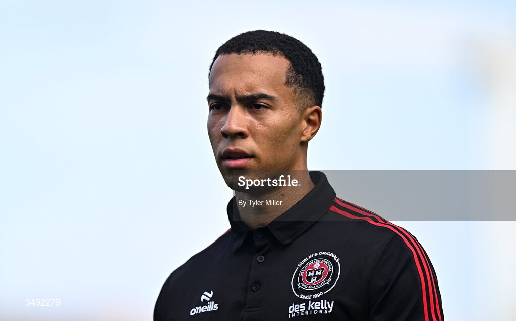 22 June 2026; Douglas James-Taylor of Bohemians before the SSE Airtricity Men’s Premier Division match between Shelbourne and Bohemians at Tolka Park in Dublin. Photo by Tyler Miller/Sportsfile
