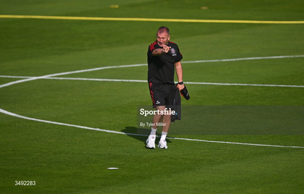 22 June 2026; Bohemians manager Alan Reynolds before the SSE Airtricity Men’s Premier Division match between Shelbourne and Bohemians at Tolka Park in Dublin. Photo by Tyler Miller/Sportsfile