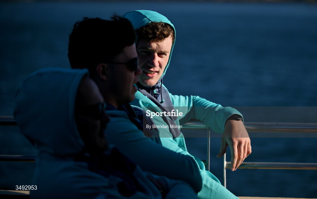 24 June 2026; Darragh Murray as the Ireland rugby squad take a ferry to Manly in Sydney ahead of their opening round fixture against Australia in the southern hemisphere portion of the inaugural Rugby Nations Championship. Ireland face Australia at the Allianz Stadium in Sydney on July 4th. Photo by Brendan Moran/Sportsfile