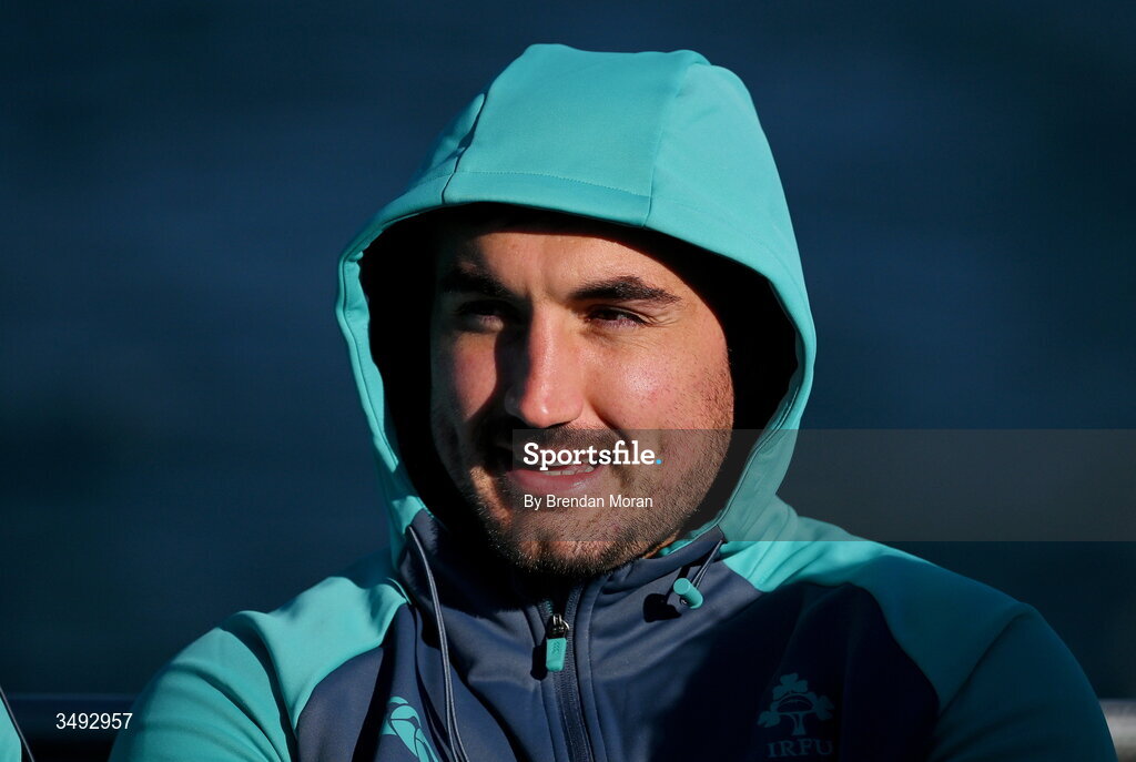 24 June 2026; Rónan Kelleher as the Ireland rugby squad take a ferry to Manly in Sydney ahead of their opening round fixture against Australia in the southern hemisphere portion of the inaugural Rugby Nations Championship. Ireland face Australia at the Allianz Stadium in Sydney on July 4th. Photo by Brendan Moran/Sportsfile