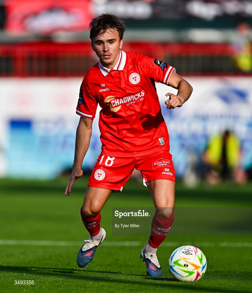 22 June 2026; James Norris of Shelbourne during the SSE Airtricity Men’s Premier Division match between Shelbourne and Bohemians at Tolka Park in Dublin. Photo by Tyler Miller/Sportsfile