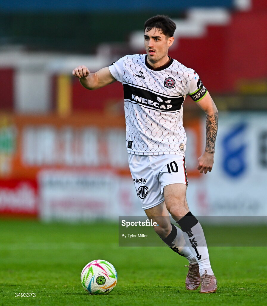 22 June 2026; Dawson Devoy of Bohemians during the SSE Airtricity Men’s Premier Division match between Shelbourne and Bohemians at Tolka Park in Dublin. Photo by Tyler Miller/Sportsfile