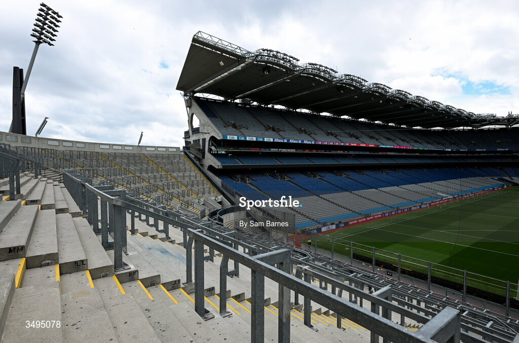 27 June 2026; A general view of Croke Park before the GAA Football All-Ireland Senior Championship quarter-final match between Cork and Mayo at Croke Park in Dublin. Photo by Sam Barnes/Sportsfile