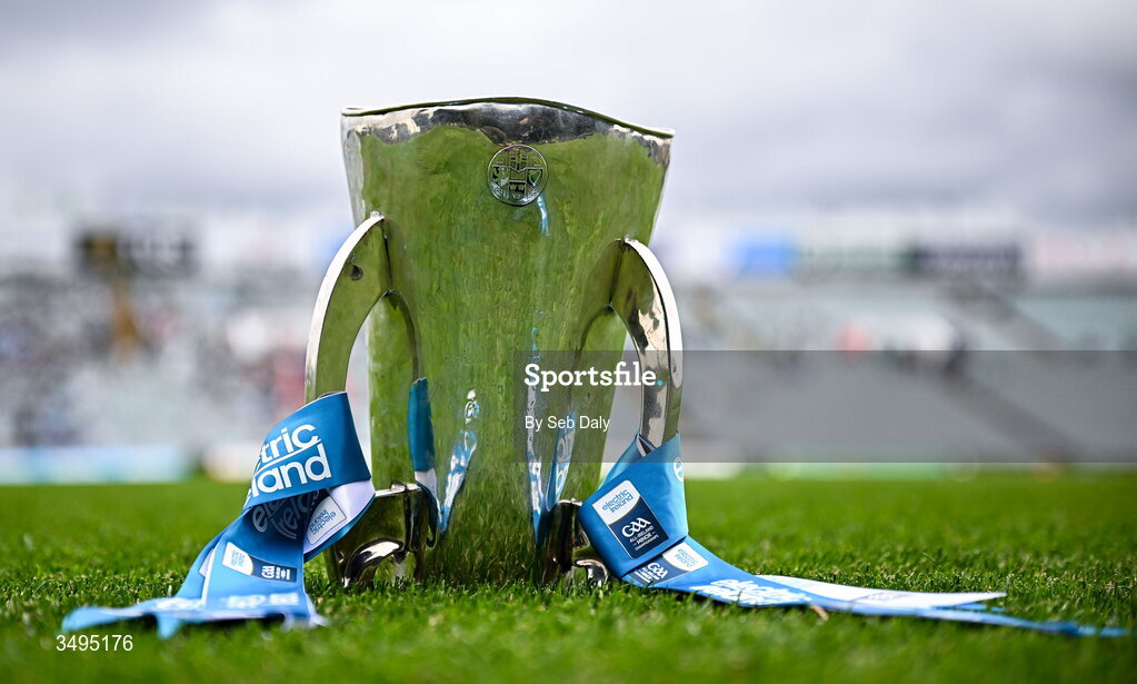27 June 2026; The Irish Press Cup before the Electric Ireland All-Ireland Minor Hurling Championship final match between Limerick and Tipperary at TUS Gaelic Grounds in Limerick. Photo by Seb Daly/Sportsfile