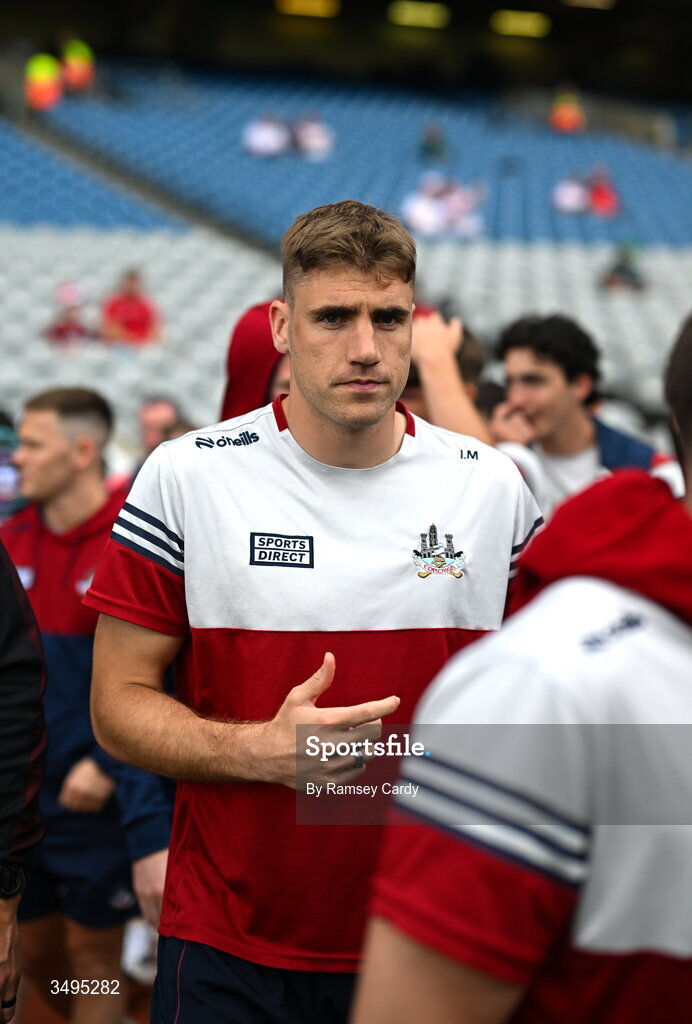 27 June 2026; Ian Maguire of Cork before the GAA Football All-Ireland Senior Championship quarter-final match between Cork and Mayo at Croke Park in Dublin. Photo by Ramsey Cardy/Sportsfile