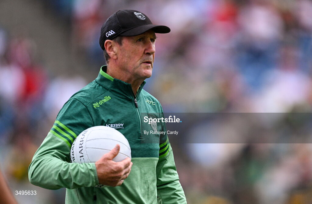 27 June 2026; Kerry manager Jack O'Connor during the GAA Football All-Ireland Senior Championship quarter-final match between Kerry and Tyrone at Croke Park in Dublin. Photo by Ramsey Cardy/Sportsfile
