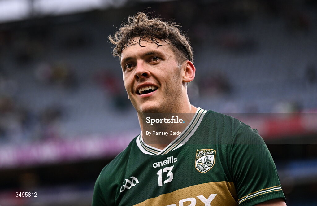 27 June 2026; David Clifford of Kerry after the GAA Football All-Ireland Senior Championship quarter-final match between Kerry and Tyrone at Croke Park in Dublin. Photo by Ramsey Cardy/Sportsfile