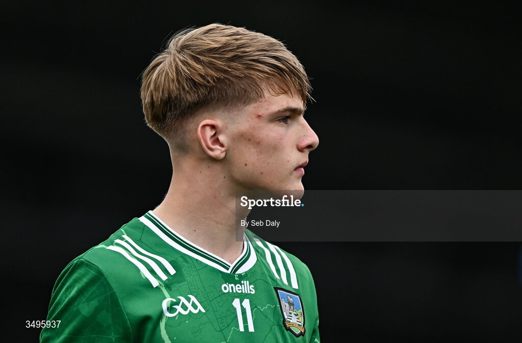 27 June 2026; Limerick's Ryan Foley before the Electric Ireland All-Ireland Minor Hurling Championship final match between Limerick and Tipperary at TUS Gaelic Grounds in Limerick. Photo by Seb Daly/Sportsfile