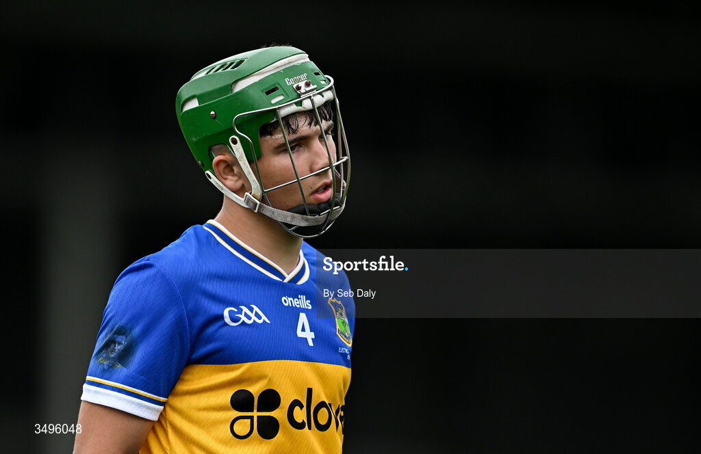 27 June 2026; Conor Collins of Tipperary during the Electric Ireland All-Ireland Minor Hurling Championship final match between Limerick and Tipperary at TUS Gaelic Grounds in Limerick. Photo by Seb Daly/Sportsfile