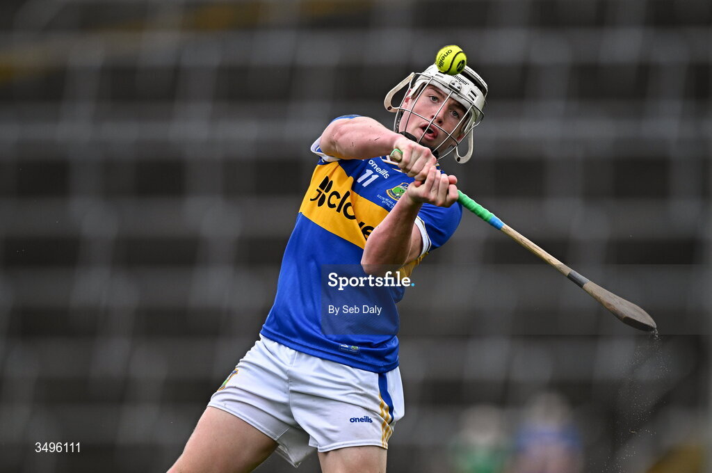 27 June 2026; Conall Morrisson of Tipperary during the Electric Ireland All-Ireland Minor Hurling Championship final match between Limerick and Tipperary at TUS Gaelic Grounds in Limerick. Photo by Seb Daly/Sportsfile