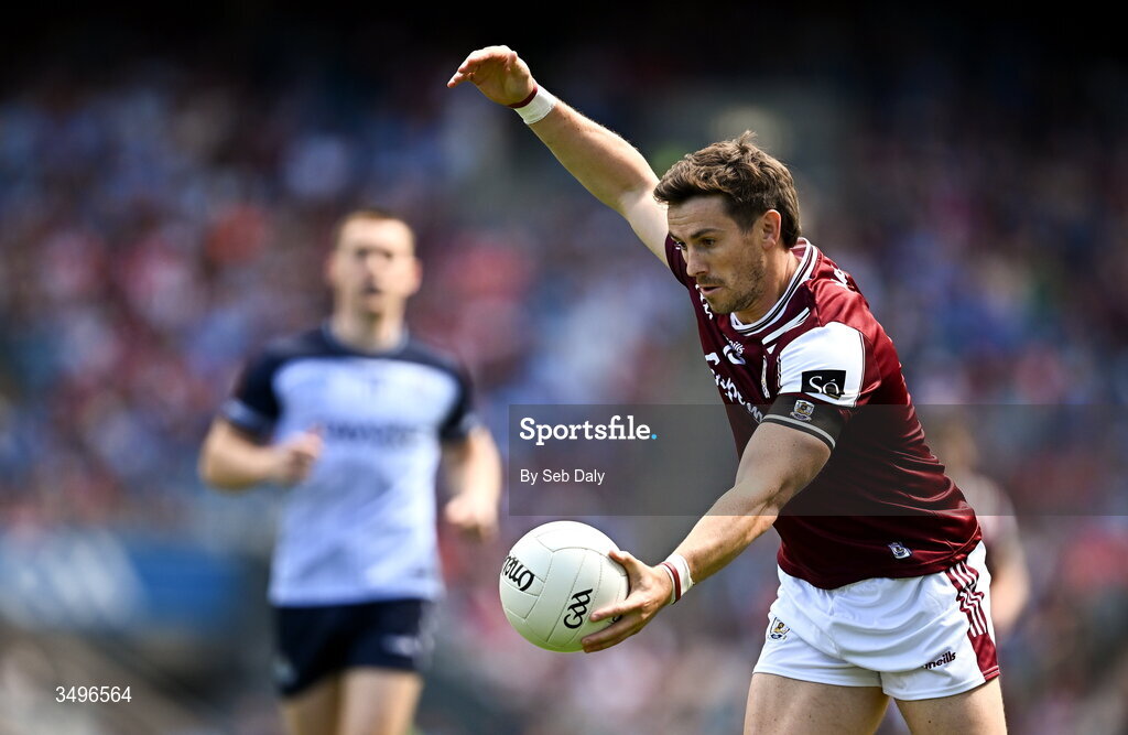 28 June 2026; Shane Walsh of Galway during the GAA Football All-Ireland Senior Championship quarter-final match between Dublin and Galway at Croke Park in Dublin. Photo by Seb Daly/Sportsfile