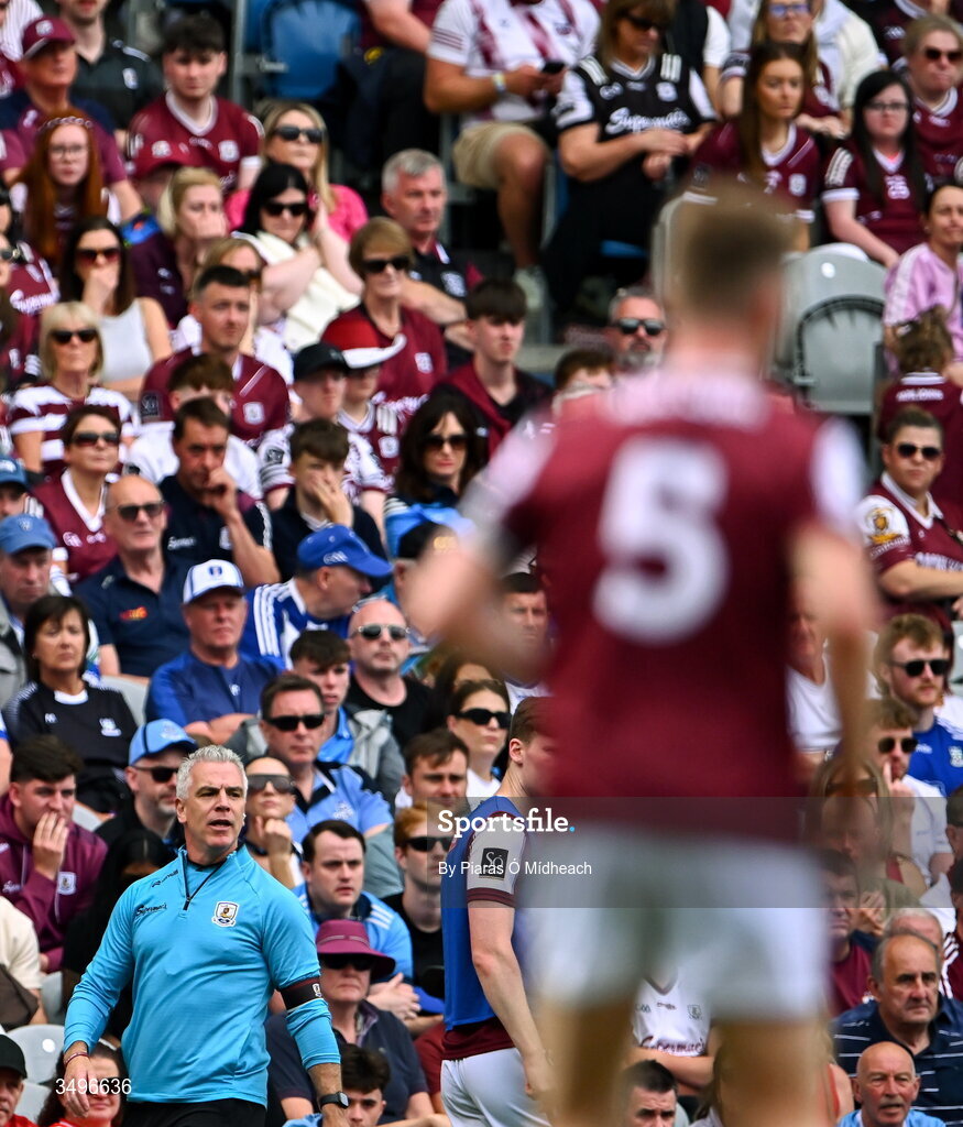 28 June 2026; Galway manager Pádraic Joyce during the GAA Football All-Ireland Senior Championship quarter-final match between Dublin and Galway at Croke Park in Dublin. Photo by Piaras Ó Mídheach/Sportsfile