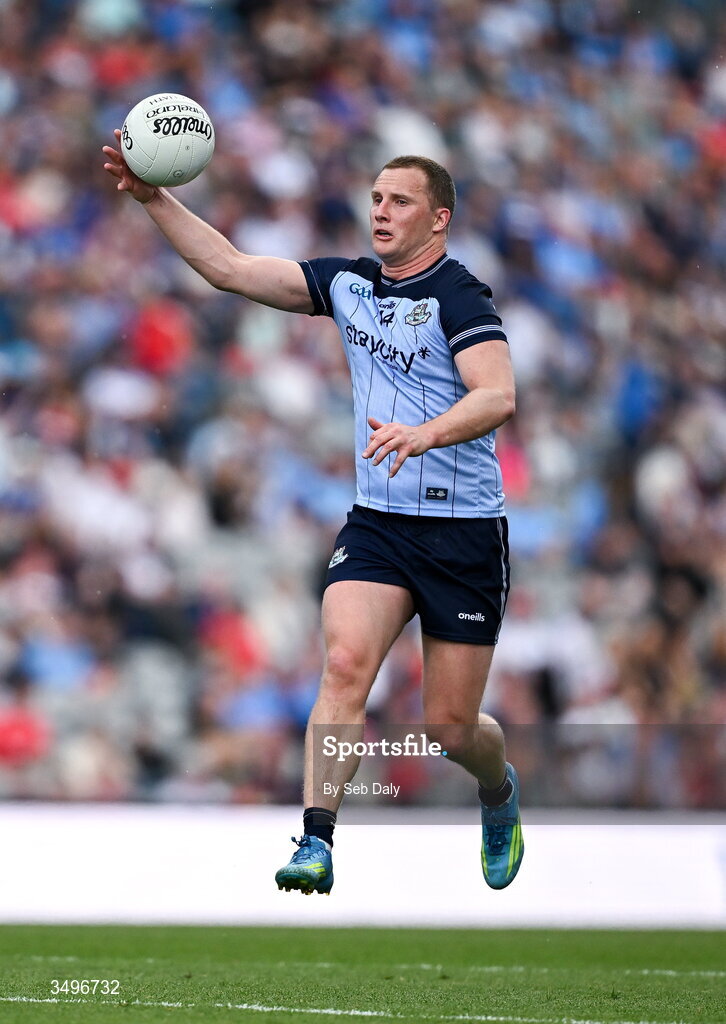 28 June 2026; Ciaran Kilkenny of Dublin during the GAA Football All-Ireland Senior Championship quarter-final match between Dublin and Galway at Croke Park in Dublin. Photo by Seb Daly/Sportsfile