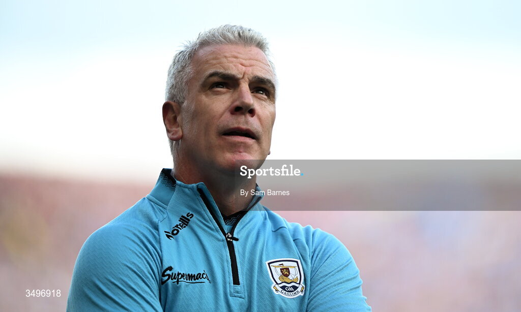 28 June 2026; Galway manager Pádraic Joyce during the GAA Football All-Ireland Senior Championship quarter-final match between Dublin and Galway at Croke Park in Dublin. Photo by Sam Barnes/Sportsfile