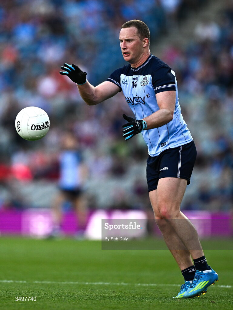 28 June 2026; Ciaran Kilkenny of Dublin during the GAA Football All-Ireland Senior Championship quarter-final match between Dublin and Galway at Croke Park in Dublin. Photo by Seb Daly/Sportsfile