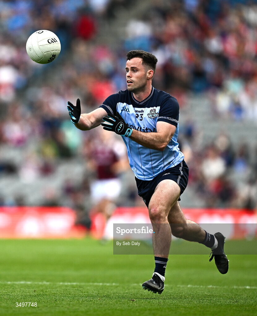28 June 2026; Ross McGarry of Dublin during the GAA Football All-Ireland Senior Championship quarter-final match between Dublin and Galway at Croke Park in Dublin. Photo by Seb Daly/Sportsfile