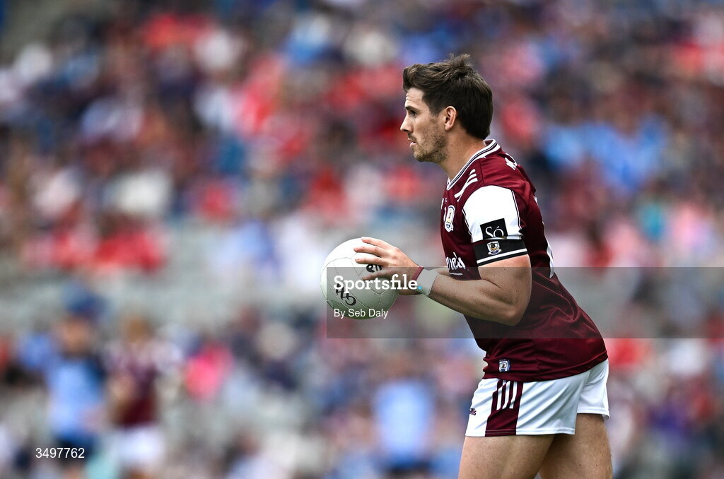 28 June 2026; Shane Walsh of Galway during the GAA Football All-Ireland Senior Championship quarter-final match between Dublin and Galway at Croke Park in Dublin. Photo by Seb Daly/Sportsfile