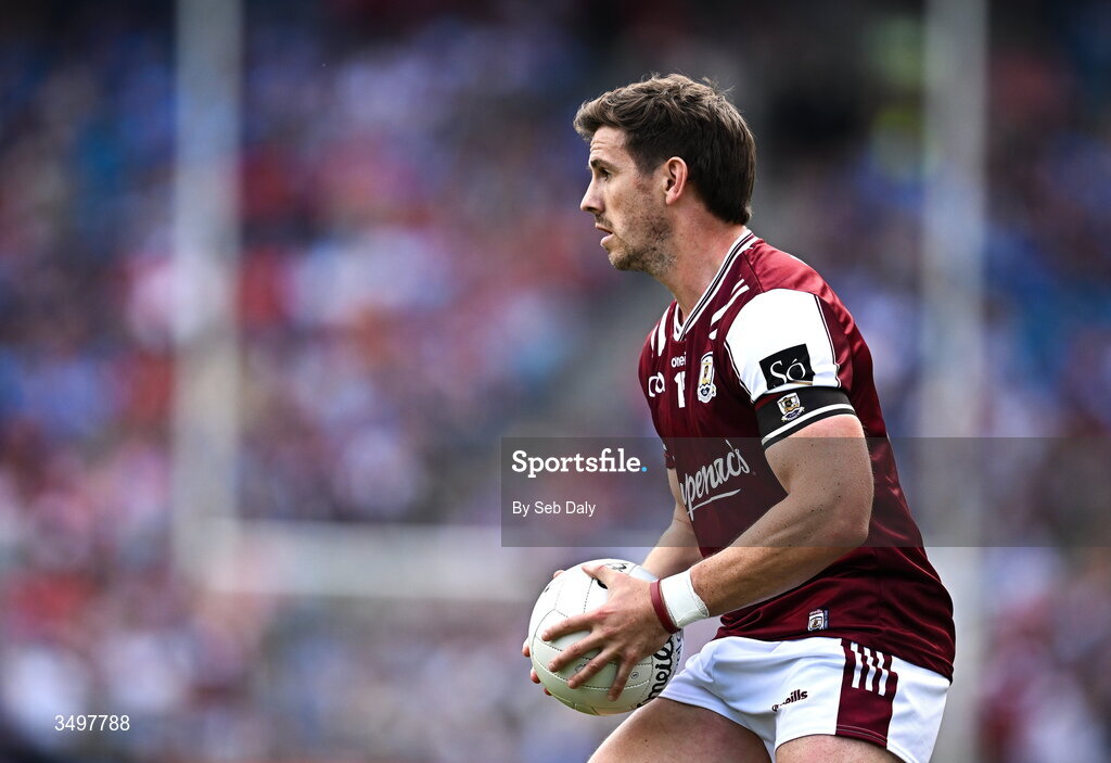 28 June 2026; Shane Walsh of Galway during the GAA Football All-Ireland Senior Championship quarter-final match between Dublin and Galway at Croke Park in Dublin. Photo by Seb Daly/Sportsfile