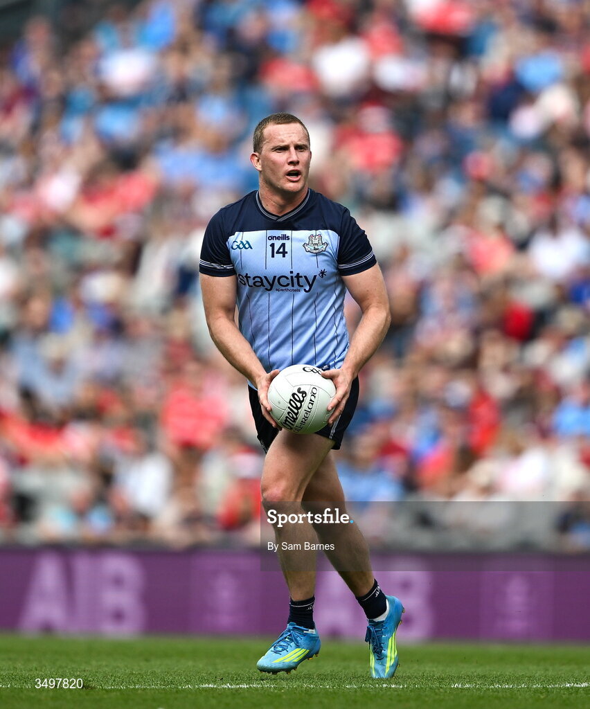 28 June 2026; Ciaran Kilkenny of Dublin during the GAA Football All-Ireland Senior Championship quarter-final match between Dublin and Galway at Croke Park in Dublin. Photo by Sam Barnes/Sportsfile
