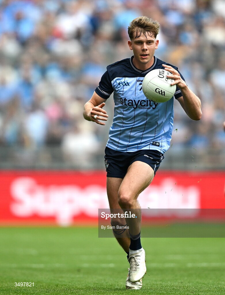 28 June 2026; Charlie McMorrow of Dublin during the GAA Football All-Ireland Senior Championship quarter-final match between Dublin and Galway at Croke Park in Dublin. Photo by Sam Barnes/Sportsfile