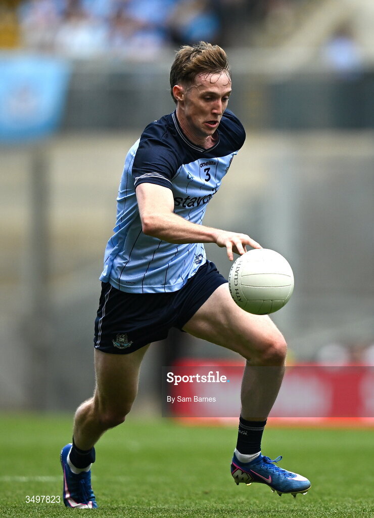 28 June 2026; Eoin Kennedy of Dublin during the GAA Football All-Ireland Senior Championship quarter-final match between Dublin and Galway at Croke Park in Dublin. Photo by Sam Barnes/Sportsfile