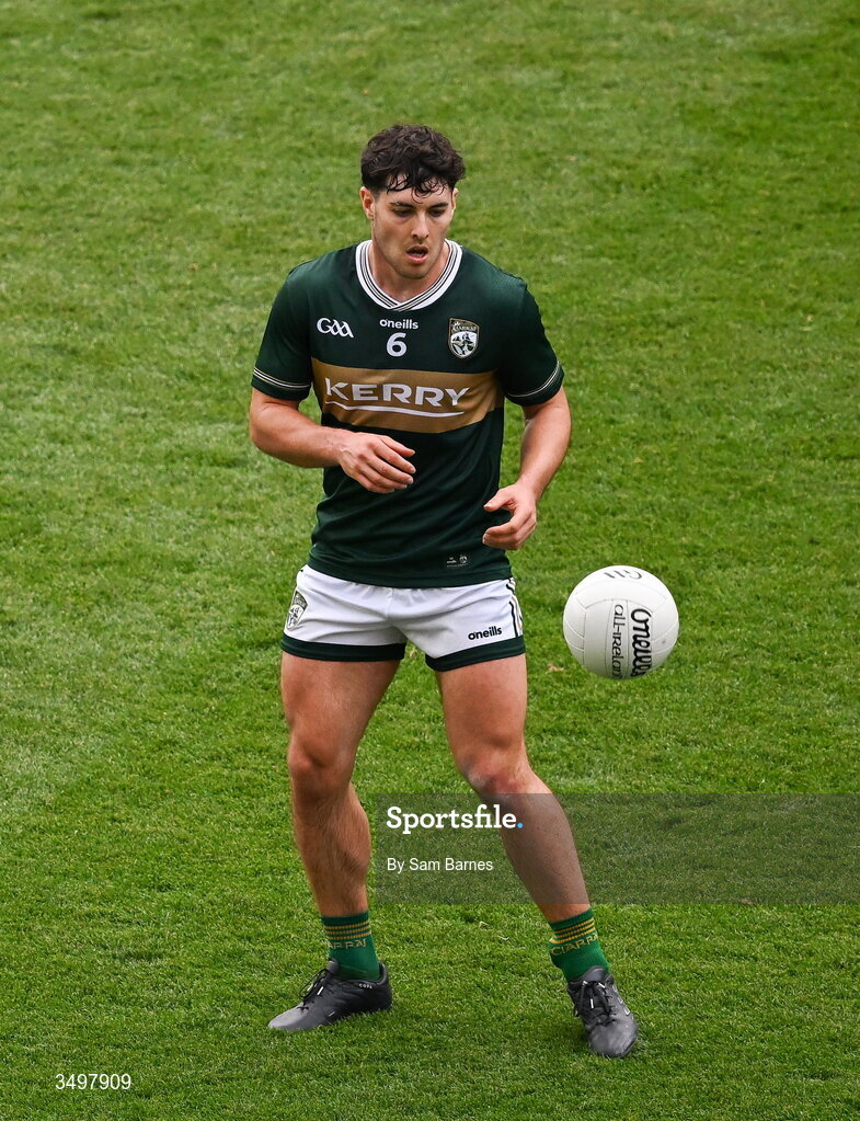 27 June 2026; Mike Breen of Kerry during the GAA Football All-Ireland Senior Championship quarter-final match between Kerry and Tyrone at Croke Park in Dublin. Photo by Sam Barnes/Sportsfile