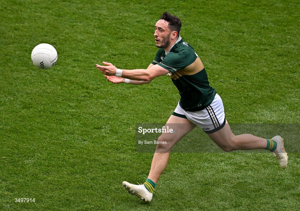 27 June 2026; Paudie Clifford of Kerry during the GAA Football All-Ireland Senior Championship quarter-final match between Kerry and Tyrone at Croke Park in Dublin. Photo by Sam Barnes/Sportsfile