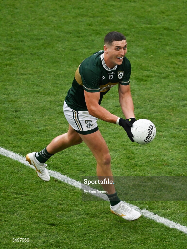 27 June 2026; Joe O'Connor of Kerry during the GAA Football All-Ireland Senior Championship quarter-final match between Kerry and Tyrone at Croke Park in Dublin. Photo by Sam Barnes/Sportsfile
