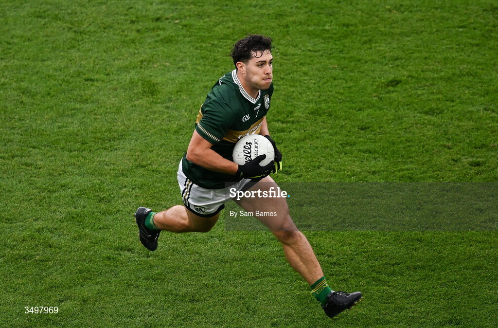 27 June 2026; Mike Breen of Kerry during the GAA Football All-Ireland Senior Championship quarter-final match between Kerry and Tyrone at Croke Park in Dublin. Photo by Sam Barnes/Sportsfile