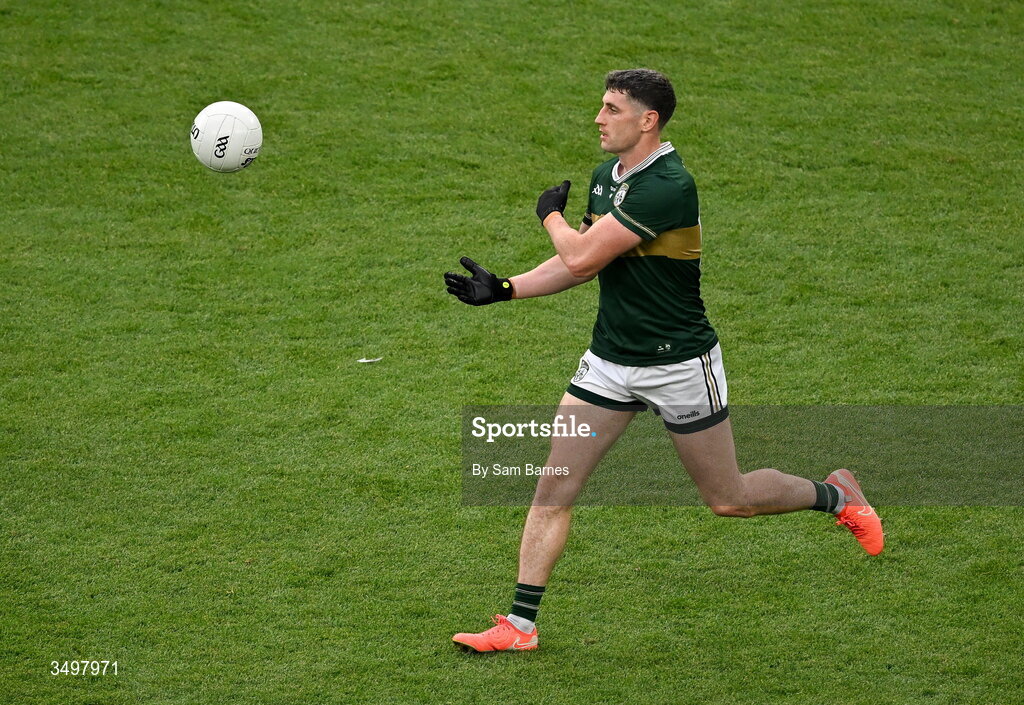 27 June 2026; Paul Geaney of Kerry during the GAA Football All-Ireland Senior Championship quarter-final match between Kerry and Tyrone at Croke Park in Dublin. Photo by Sam Barnes/Sportsfile