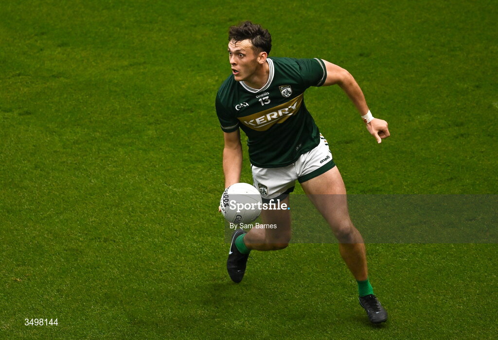 27 June 2026; David Clifford of Kerry during the GAA Football All-Ireland Senior Championship quarter-final match between Kerry and Tyrone at Croke Park in Dublin. Photo by Sam Barnes/Sportsfile