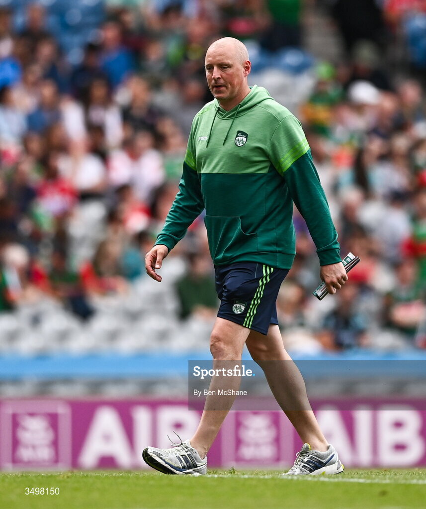 27 June 2026; Kerry coach Kieran Donaghy before the GAA Football All-Ireland Senior Championship quarter-final match between Kerry and Tyrone at Croke Park in Dublin. Photo by Ben McShane/Sportsfile