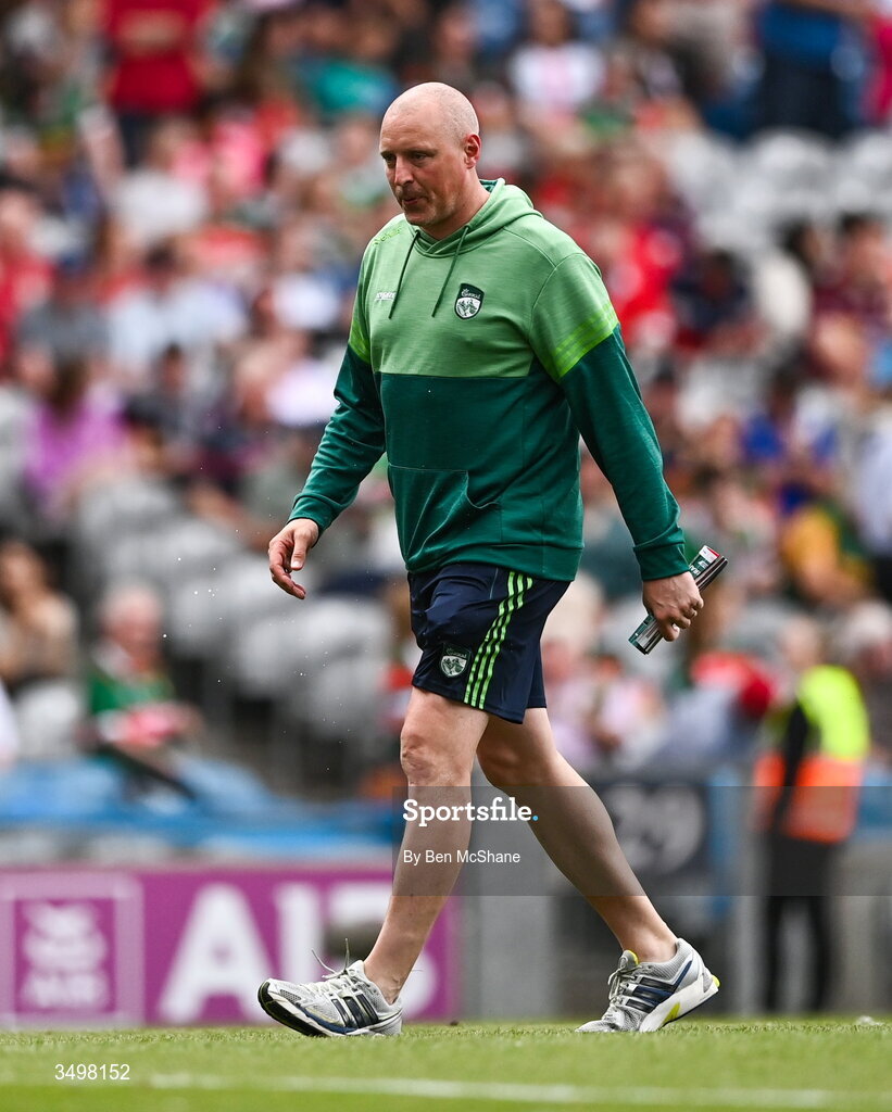27 June 2026; Kerry coach Kieran Donaghy before the GAA Football All-Ireland Senior Championship quarter-final match between Kerry and Tyrone at Croke Park in Dublin. Photo by Ben McShane/Sportsfile