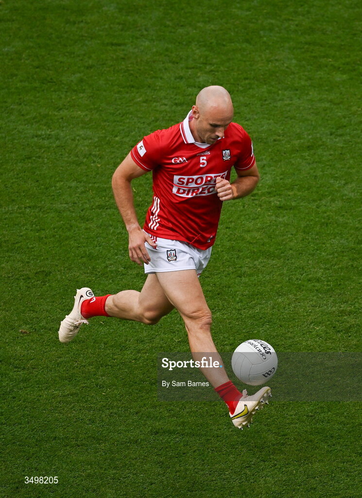 27 June 2026; Brian O'Driscoll of Cork during the GAA Football All-Ireland Senior Championship quarter-final match between Cork and Mayo at Croke Park in Dublin. Photo by Sam Barnes/Sportsfile