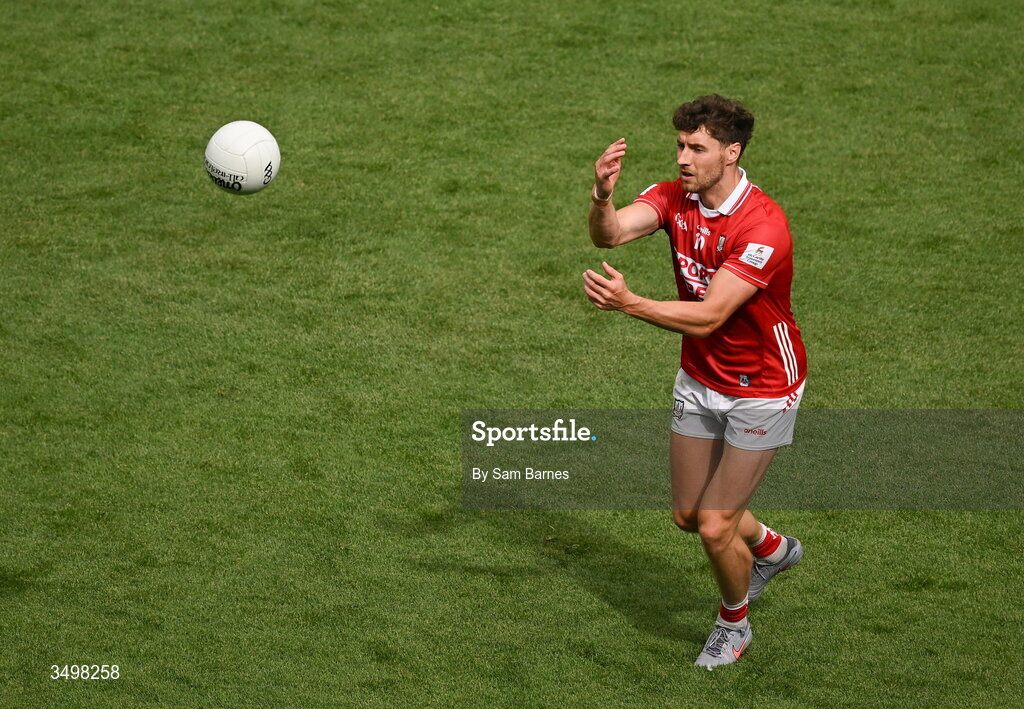27 June 2026; Paul Walsh of Cork during the GAA Football All-Ireland Senior Championship quarter-final match between Cork and Mayo at Croke Park in Dublin. Photo by Sam Barnes/Sportsfile