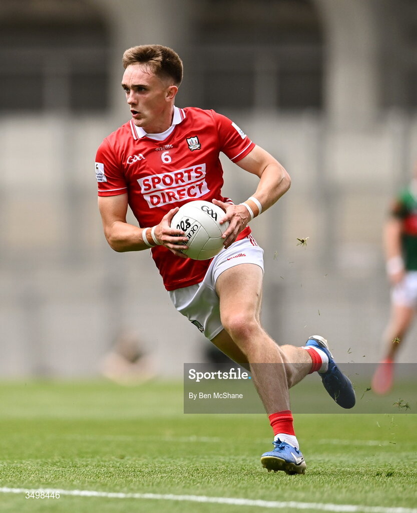 27 June 2026; Tommy Walsh of Cork during the GAA Football All-Ireland Senior Championship quarter-final match between Cork and Mayo at Croke Park in Dublin. Photo by Ben McShane/Sportsfile