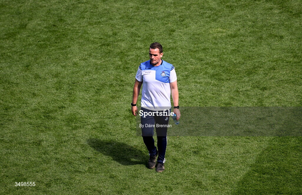 28 June 2026; Dublin manager Ger Brennan during the GAA Football All-Ireland Senior Championship quarter-final match between Dublin and Galway at Croke Park in Dublin. Photo by Daire Brennan/Sportsfile