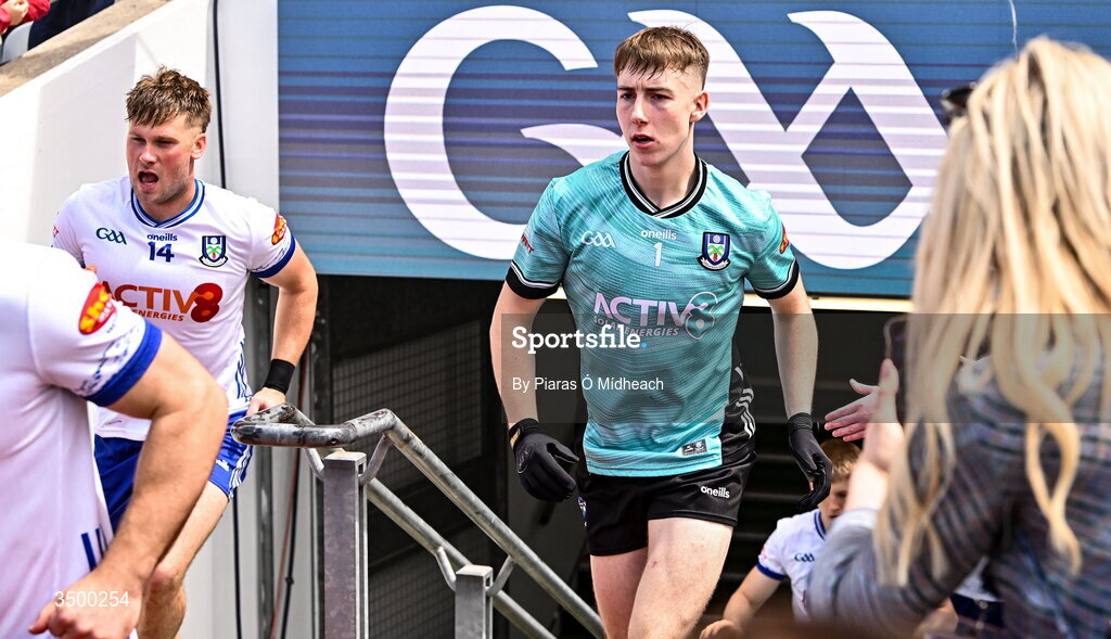 28 June 2026; Monaghan goalkeeper Jamie Mooney before the GAA Football All-Ireland Senior Championship quarter-final match between Louth and Monaghan at Croke Park in Dublin. Photo by Piaras Ó Mídheach/Sportsfile