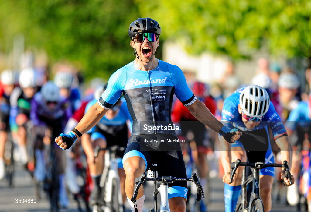 7 July 2026; Glen Gregory Koiv of Team Rauland during Stage 1 of 2026 Junior Tour of Ireland in Maghera, Clare. Photo by Stephen McMahon/Sportsfile