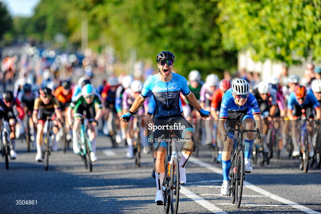 7 July 2026; Glen Gregory Koiv of Team Rauland during Stage 1 of 2026 Junior Tour of Ireland in Maghera, Clare. Photo by Stephen McMahon/Sportsfile