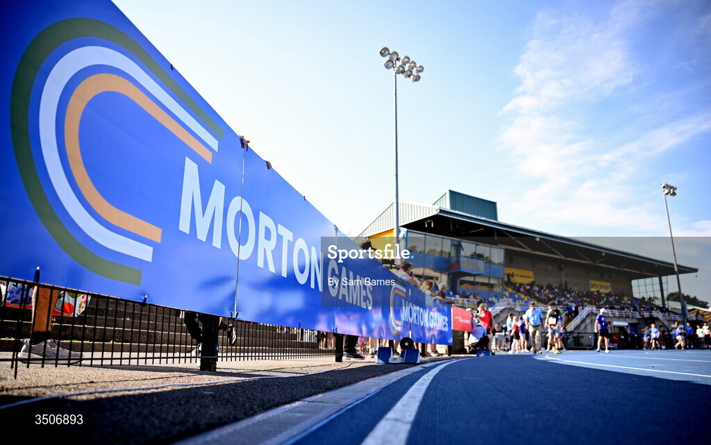 10 July 2026; A general view before the Morton Games at Morton Stadium in Santry, Dublin. Photo by Sam Barnes/Sportsfile