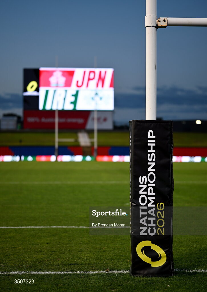 11 July 2026; A general view inside the stadium before the 2026 Nations Championship Round Two match between Japan and Ireland at McDonald Jones Stadium in Newcastle, Australia. Photo by Brendan Moran/Sportsfile